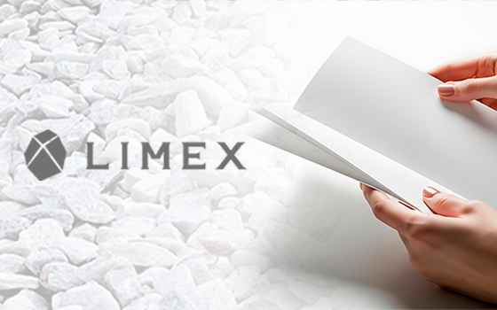 印象が手に残る印刷素材、LIMEX（ライメックス）